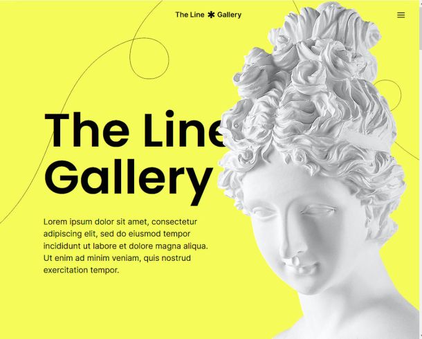 Line Gallery Theme